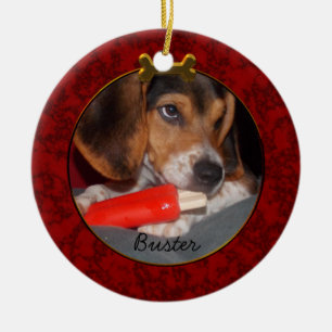 Custom Dog Photo Ornament