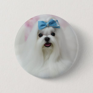Custom Dog Photo Personalized Pet Button Pin