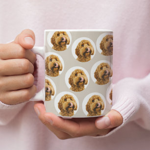 Custom Dog Photo   Personalized Pet Face Coffee Mug