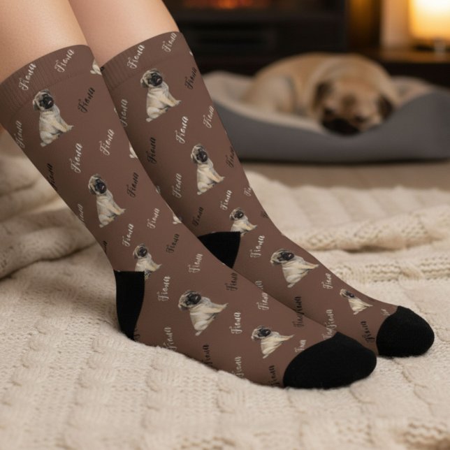 Custom Dog Photo Socks (Creator Uploaded)