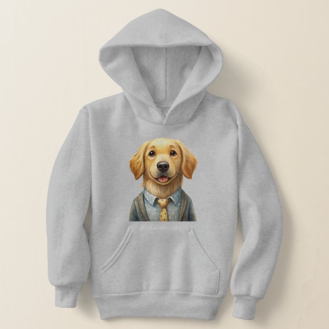 Custom Dog Photo Sweatshirt – Perfect for Kids (Laydown)