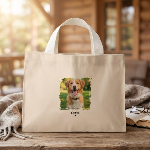 Custom Dog Photo Tote Bag - Personalised Animal
