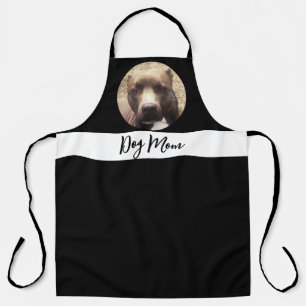 Custom Dog Photo Womens Kitchen Apron