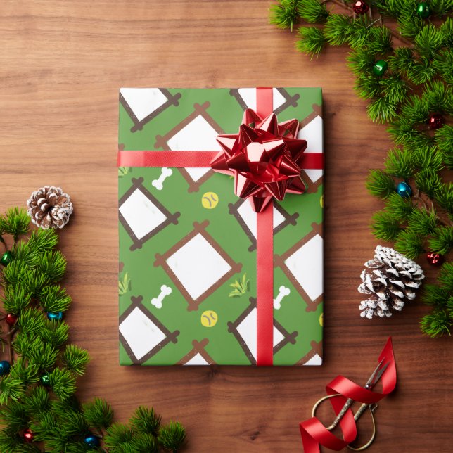 Custom Dog Photo Wrapping Paper (Holiday Gift)