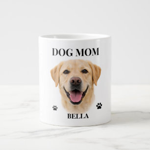 Custom Dog Portrait Gift for Her   Personalised Large Coffee Mug