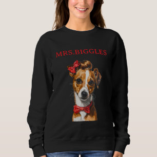 Custom Dog Portrait – Personalised Pet Name Design Sweatshirt