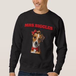 Custom Dog Portrait – Personalised Pet Name Design Sweatshirt