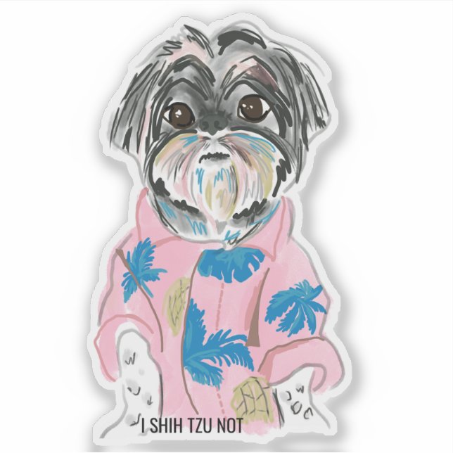 CUSTOM DOG SHIHTZU ADD YOUR OWN (Front)