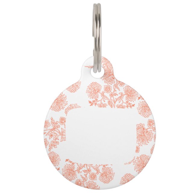 Custom Dog Tag – Personalised Large Round Pet Tag  (Front)