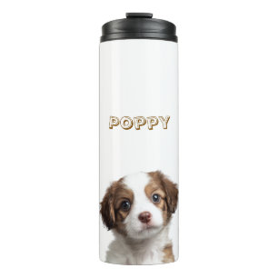 Custom Dog Thermal Tumbler - Personalized Name