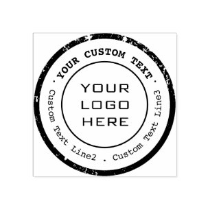 Custom Double Ring Logo Stamp