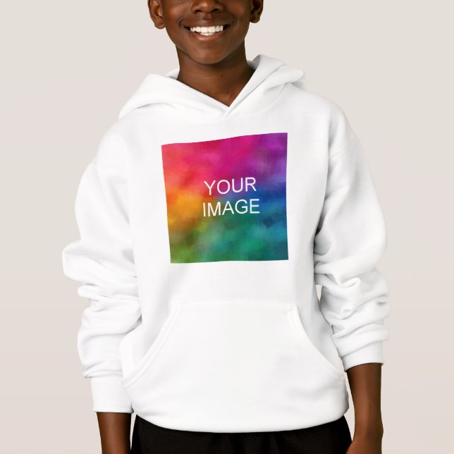 Custom Double Sided Add Image White Template Boys (Front)