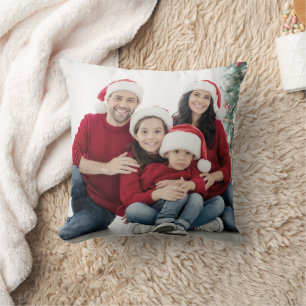 Custom Double Sided Family Photo Cushion