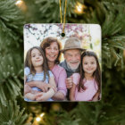 Custom Double Sided Family Two Photo Christmas