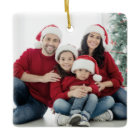 Custom Double Sided Family Two Photo Christmas