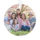 Custom Double Sided Family Two Photo Christmas