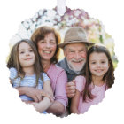 Custom Double Sided Family Two Photo Christmas