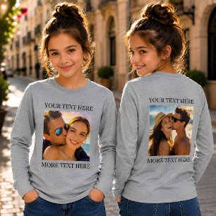 Custom Double Sided Photo and Text
