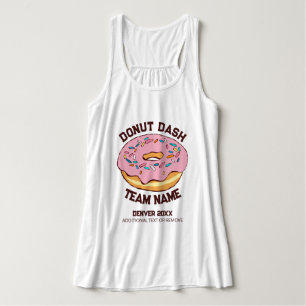 Custom Doughnut Dash Team Tank Top