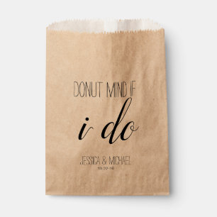 Custom Doughnut mind if I  do wedding favour candy Bags