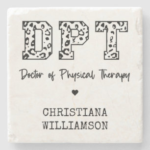 Custom DPT Doctor of Physical Therapy  Stone Coaster