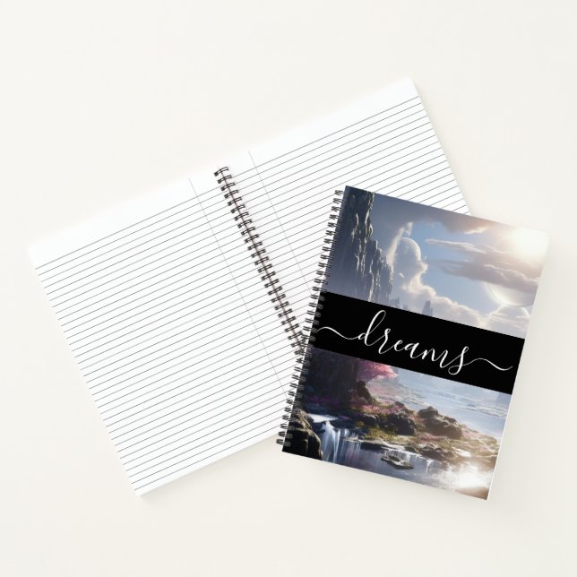 Custom Dream Landscape Dream Journal (Inside)