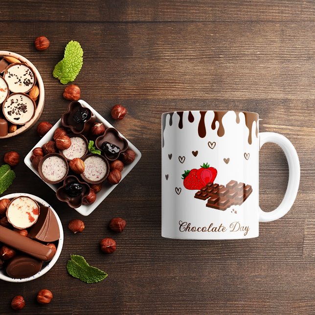 Custom dripping Chocolate Coffee Mug (Creator Uploaded)