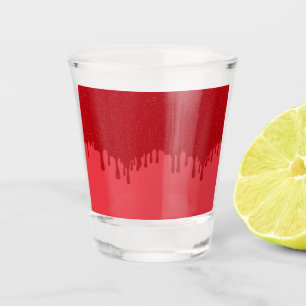 Custom Dripping Tomato Red Shot Glass – 1.5 oz