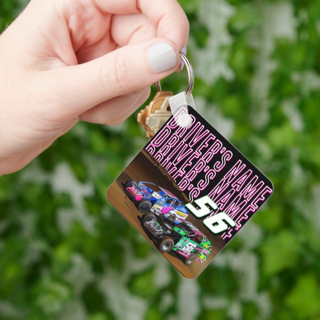 Custom Driver Photo Key Ring (Hand)