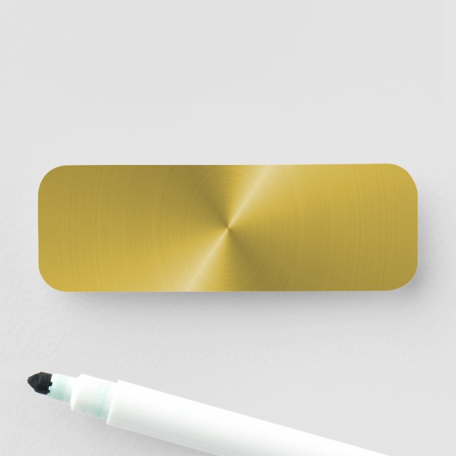 Custom Dry Erase Blank Name Badge (In Situ)