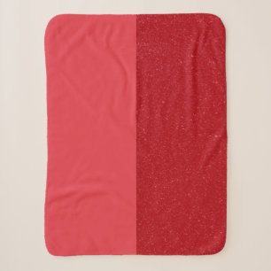 Custom Dual Tomato Red Sherpa Blanket