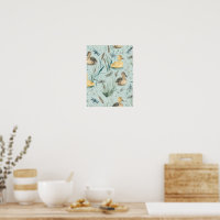 Custom Duck Themed Wall Art Poster | Nursery 