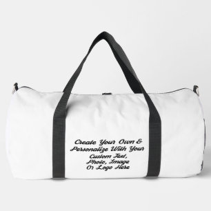 Custom Duffle Bag - Personalised Gym & Travel Bag