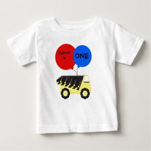 Custom Dump Truck Birthday T-shirt