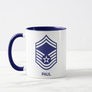 Custom E-8 Senior Master Sergeant Rank Air Force  Mug