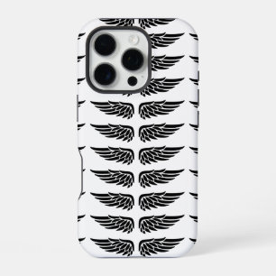 Custom Eagle Wing Black and White iPhone Case