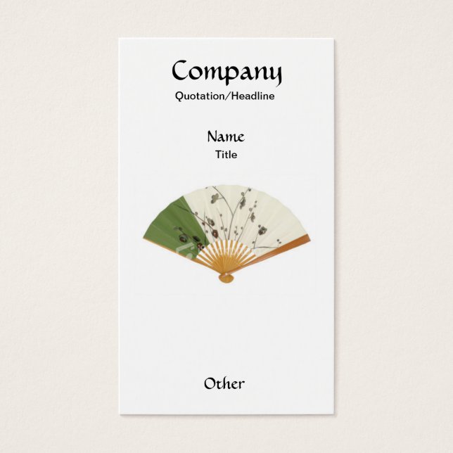 Custom Earring Jewellery Tag/Business Card (Front)