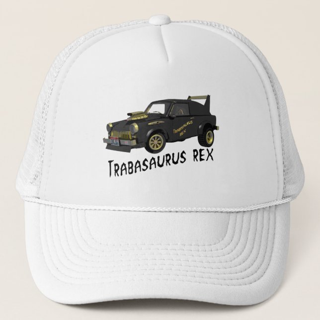 Custom East German Trabant Car Trucker Hat (Front)