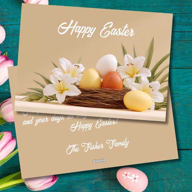 Custom Easter Card with Easter Eggs (Creator Uploaded)