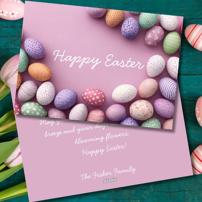 Custom Easter Card with Easter Eggs (Creator Uploaded)