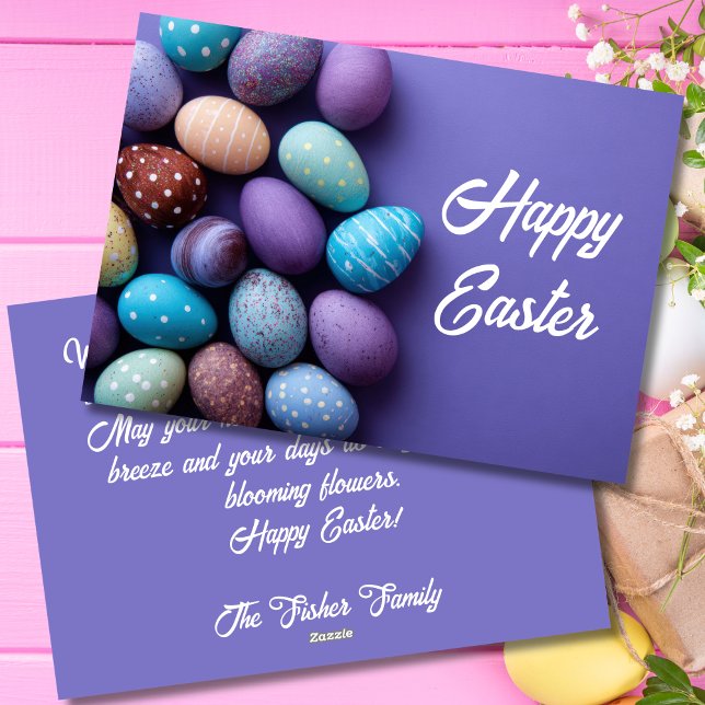 Custom Easter Card with Easter Eggs (Creator Uploaded)