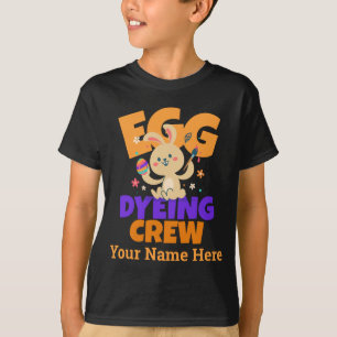 Custom Easter egg dyeing crew T-Shirt