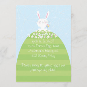 Custom Easter Egg Hunt Inviatation Invitation