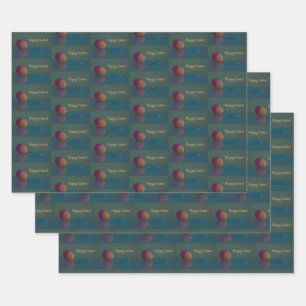 Custom Easter Holiday Egg Wrapping Paper Sheets