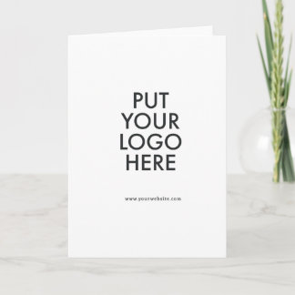 Custom, editable, branding card