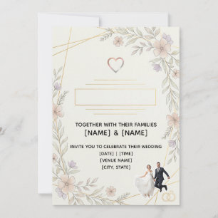 Custom Editable Wedding Invitations
