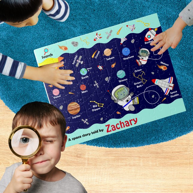 Custom Education Kawaii Detective Space Puzzle (Creator Uploaded)