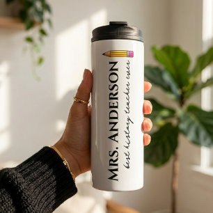 Custom educator thank you tumbler gift for teacher