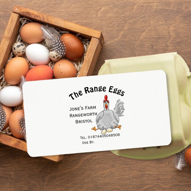 Custom Egg Box Label – Farm Fresh Design (Creator Uploaded)