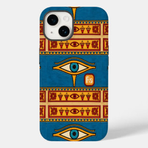 Custom Egyptian Eye of Horus, Eye of Ra Art iPhone 14 Case